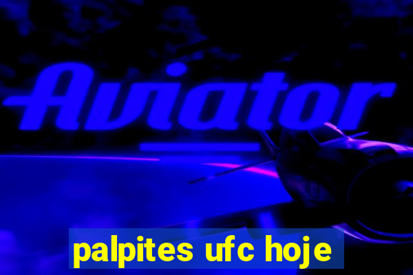 palpites ufc hoje