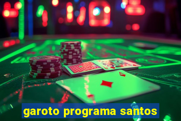 garoto programa santos